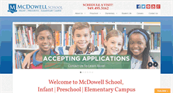 Desktop Screenshot of mcdowellschool.org